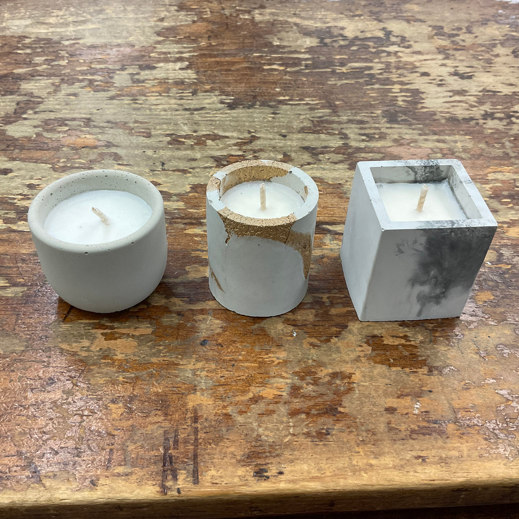 Wind + Willow - Concrete Candles