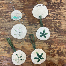 Load image into Gallery viewer, Mountain Top to Beach - Sand Dollar Ornaments
