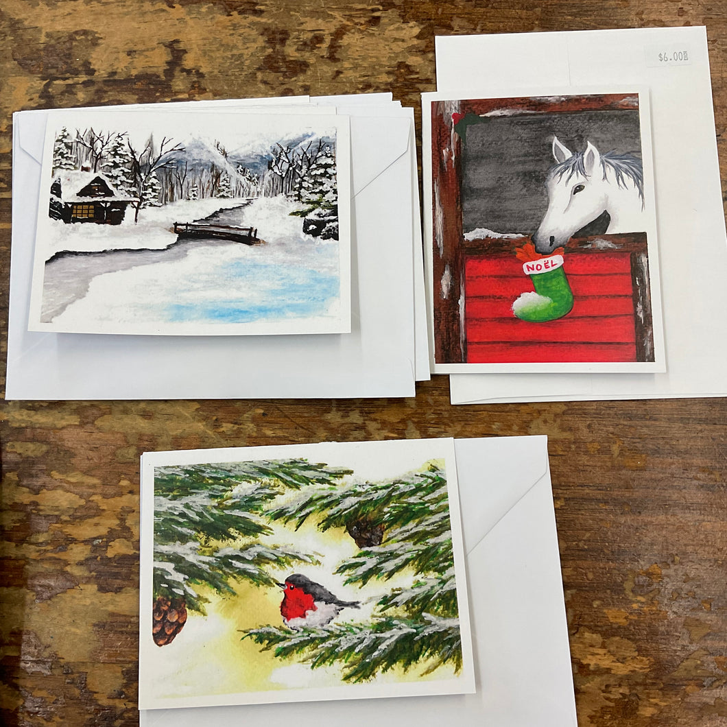 Alysa Beaudoin - Art cards Christmas / Winter