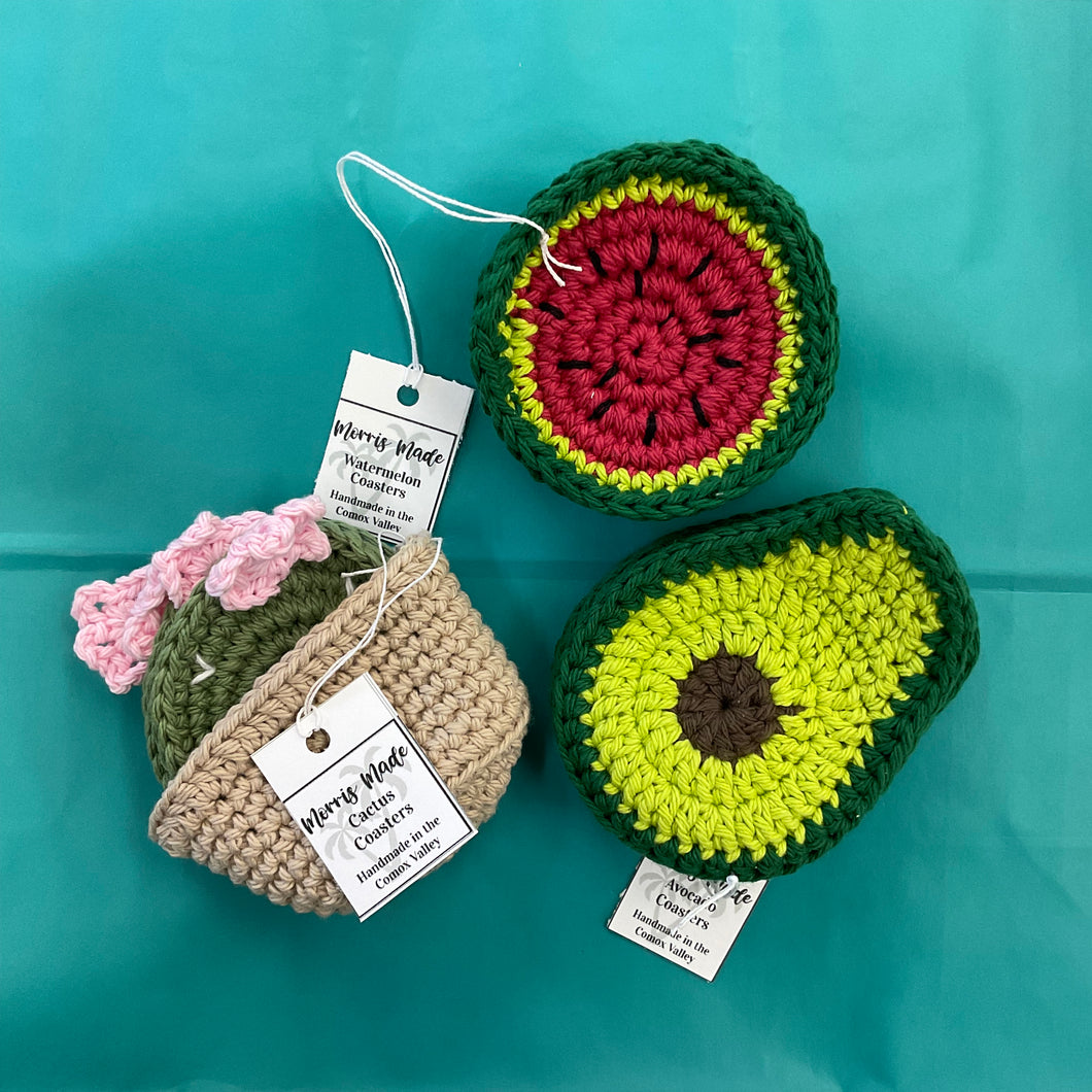 Morris Made - Crocheted Coaster / Scrubbies