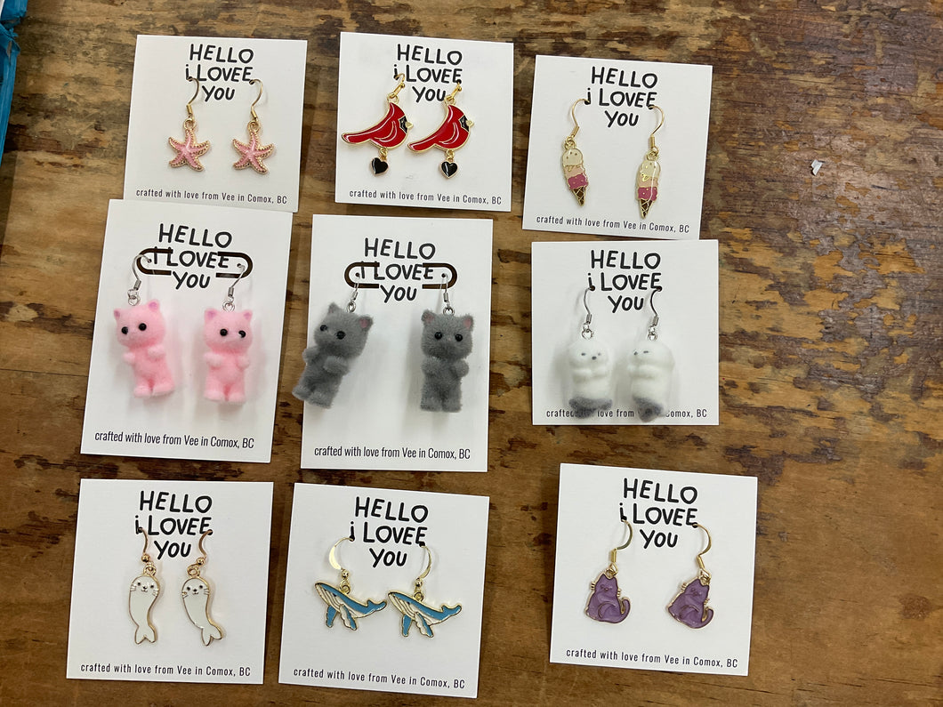Hello I Lovee You - Earrings