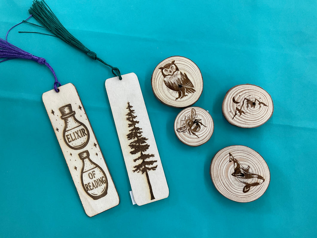 The Burning Birch - Laser Wood burned items