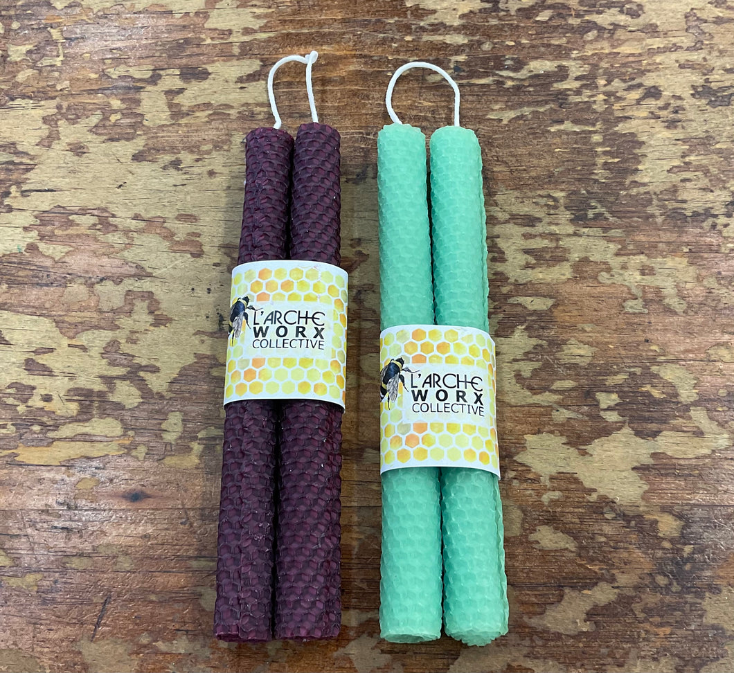 L'arche Worx Collective - Beeswax Tapered Candles