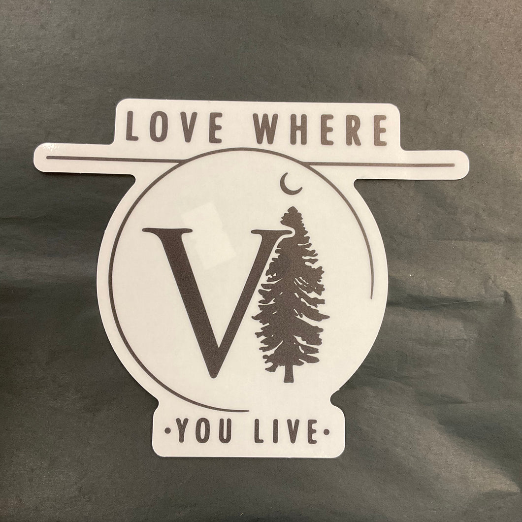 Van Isle Attire - Sticker - Love Where You Live